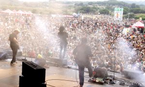 Actuació de l'Elèctrica Dharma al Canet Rock, el 6 de juliol de 2019.