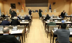 Sala Prim del Congreso, durante la votación para la elección de los miembros de la Mesa de la Comisión de Hacienda, en la que ha sido elegido como presidente de la Mesa, Eloy Suárez (PP), en Madrid (España),a 7 de febrero de 2020.