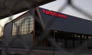 La planta de Nissan a la Zona Franca mentre es fa l'última mediació de l'ERO, el 31 de juliol del 2020.