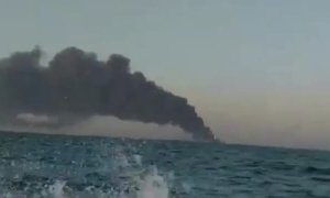 El mayor barco de la Armada de Irán se hunde tras sufrir un incendio