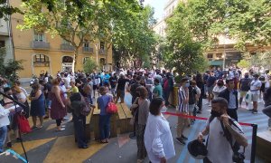 Imágenes de la manifestación en Barcelona ante el aumento de agresiones homófobas.