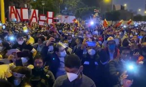 Acaba el recuento electoral en Perú, Castillo se proclama vencedor aventaja a Fujimori en 70.000 votos