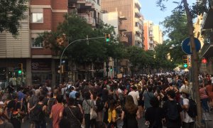 Una imatge de la manifestació.