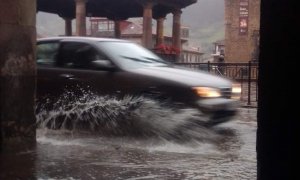 La lluvia y el granizo 'inundan' Cantabria