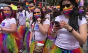 Cerca de 30.000 personas celebran el Orgullo LGBT en Ciudad de México