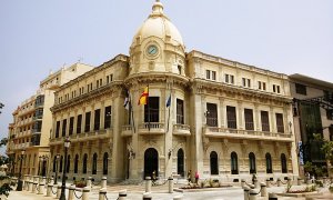 Fachada del Ayuntamiento de Ceuta.