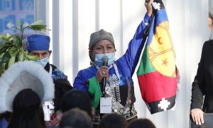 Elisa Loncón, constituyente mapuche, es electa presidenta de la Convención Constitucional en la sesión inaugural de la Convención Constitucional en Santiago de Chile.