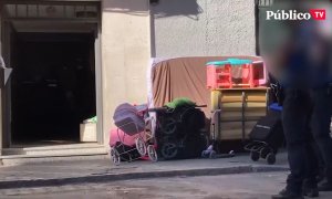 Desahuciada una familia con cuatro menores en Madrid