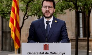 El presidente de la Generalitat, Pere Aragonès