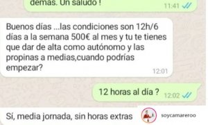 MierdaJobs - "Media jornada, sin horas extra": un bar busca camarero para trabajar doce horas diarias por 500 euros