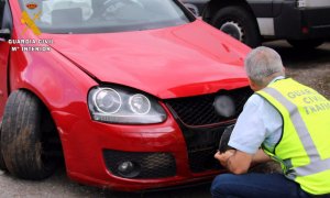 Localizado el conductor que atropelló a un ciclista, se dio a la fuga, y luego chocó contra un coche