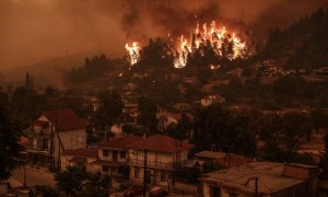 Incendio en Grecia.