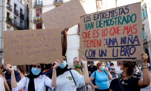 18/08/2021 concentración Barcelona mujeres Afganistán