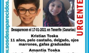 desaparecidos Tenerife Kristian y Amantia