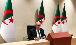 El ministro argelino Ramtane Lamamra durante una rueda de prensa— Abdelaziz Boumzar / REUTERS