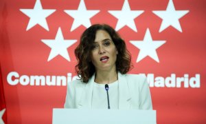 La presidenta de la Comunidad de Madrid, Isabel Díaz Ayuso