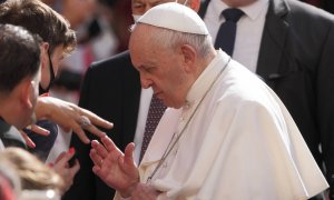 El papa Francisco en el Vaticano