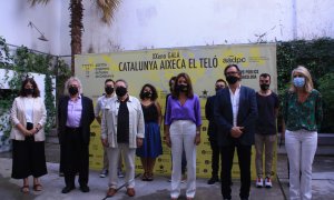 Presentació de la gala 'Catalunya aixeca el teló', que marca l'inici de la temporada teatral.