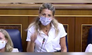 "Teo vuelve a salir calentito": nuevo repaso de Yolanda Díaz al PP, ahora a cuenta de las eléctricas