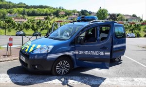 Vehículo de la Gendarmerie. Foto de archivo.