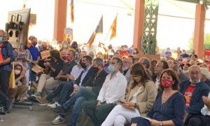 Acte de commemoració de l'1-O a la Catalunya Nord.