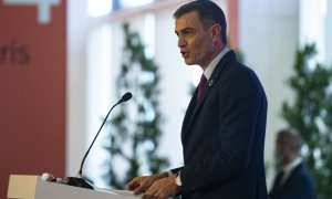 05/10/2021 El presidente del Gobierno, Pedro Sánchez, interviene en la inauguración oficial del I Foro Urbano de España
