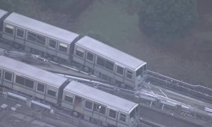 Un tren descarrila por el terremoto en Japón de 5,9 grados de magnitud
