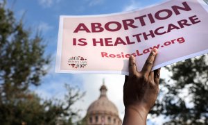 Protesta contra la ley antiaborto impulsada en Texas.