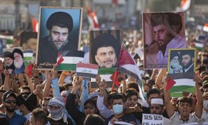 Los partidarios del clérigo chií iraquí Muqtada al-Sadr