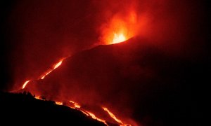 El volcán de La Palma continúa su actividad en su vigesimotercera jornada desde su primera erupción.