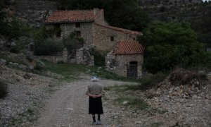 La última aldeana de La Estrella, en Teruel.