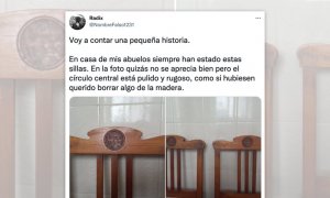 El misterio de un bisabuelo y las iniciales borradas de una silla que esconden una historia sobre la represión franquista