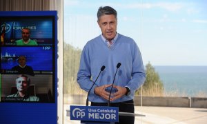 El alcalde de Badalona, Xavier García Albiol, en un acto del PP en Catalunya en enero pasado. — Alberto Paredes / EUROPA PRESS