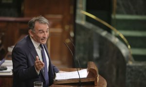 30/09/2021.- El secretario de Estado para la Agenda 2030, líder del PCE y diputado de Unidas Podemos, Enrique Santiago, en una sesión plenaria del Congreso. Eduardo Parra / Europa Press