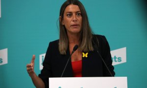 Míriam Nogueras (Junts), a la seu del partit