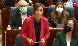 Mónica García, sobre los presupuestos de Ayuso: "150% más para toros, 6% menos para atención primaria que en 2019."