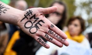 Imagen de archivo de octubre de 2017 de una manifestación contra la violencia sexual en París.