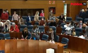 PSOE, Más Madrid, Podemos y VOX abandonan el pleno de la Asamblea de Madrid