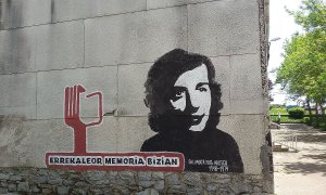 Mural en memoria de Salvador Puig Antich, en el barrio vitoriano de Errekaleor.