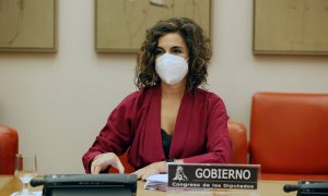 18/11/2021 La ministra de Hacienda y Función Pública, María Jesús Montero, comparece ante la Comisión de Hacienda y Función Pública