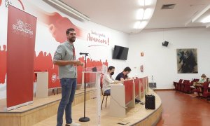El secretario general de Joves Socialistes de València, Víctor Camino.