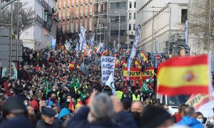 27/11/2021 La manifestación en Madrid del sector más radical de la Policía contra el Gobierno y en apoyo de la 'Ley Mordaza'