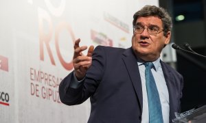 El ministro de Inclusión, Seguridad Social y Migraciones, José Luis Escrivá, interviene en el Foro Empresarial de Gipuzkoa organizado por el 'El Diario Vasco', a 29 de noviembre de 2021, en San Sebastián.