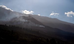 12/12/21. El volcán Cumbre Vieja continúa sin actividad eruptiva y con una ligera emisión de gases en La Palma, a 15 de diciembre de 2021.