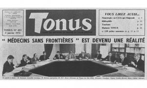El diario médico 'Tonus' anuncia el nacimiento de MSF en diciembre de 1971.