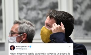 Pablo Iglesias a los que comercializan con la pandemia: "Váyanse un poco a la mierda"