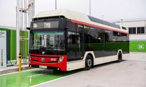 Barcelona ya cuenta con su primer autobús eléctrico de hidrógeno verde