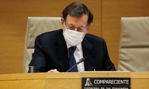 30/12/2021-El expresidente del Gobierno, Mariano Rajoy, al inicio de su comparecencia en la comisión que investiga la operación ‘Kitchen’, en el Congreso de los Diputados, a 13 de diciembre de 2021, en Madrid (España)