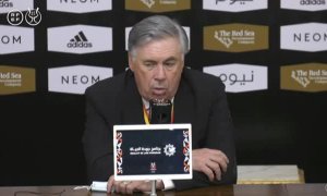 Ancelotti: "Afortunadamente el sacrificio de los jugadores sigue siendo muy alto"