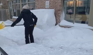 Un temporal de frío y nieve azota la costa este de Canadá y Estados Unidos